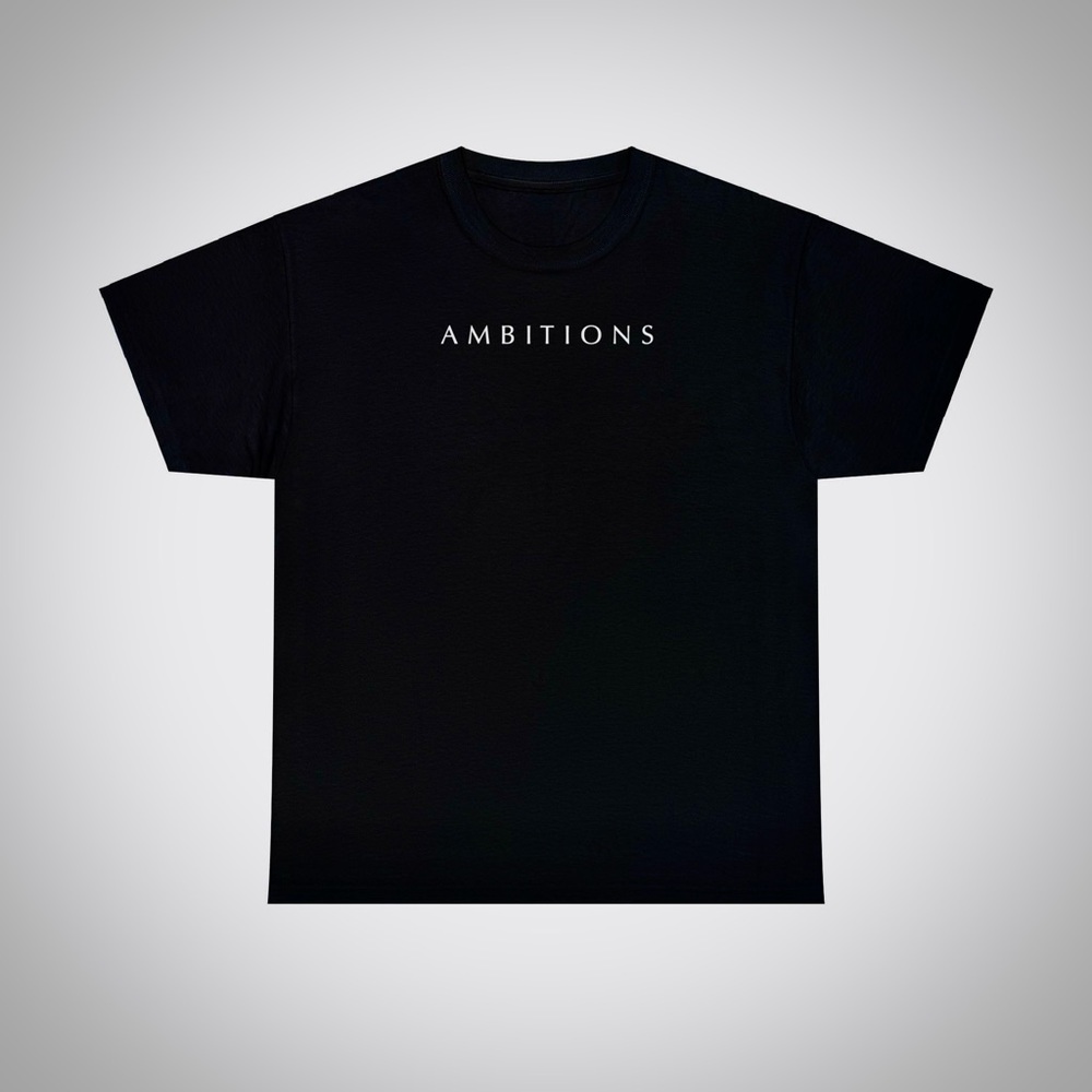 Ambition Shirt, Tshirt, Motivational Custom Made Screen Printed Apparel XL Heavy